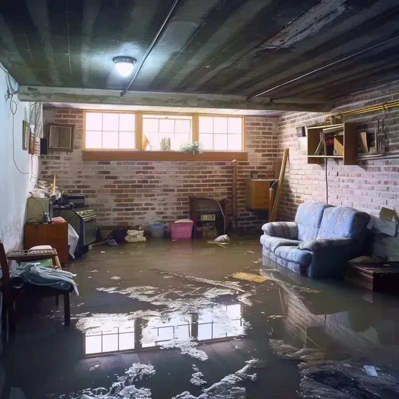 Flooded Basement Cleanup in Winthrop, MN